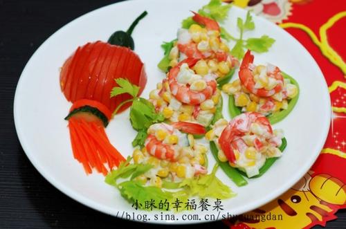 玉米沙拉的做法(张灯结彩、金玉满堂--春节年夜饭家宴菜)
